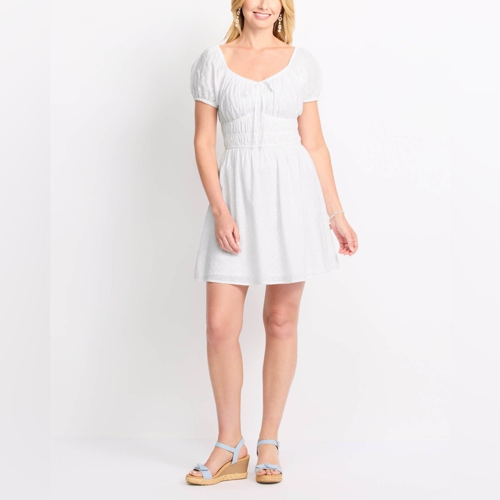 Dizzy Lizzy Eyelet Mini dress